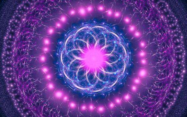 Digital image generated on a computer consisting of beautiful abstract geometric shapes, lines of different colors for a background image or web design — Stock Photo, Image