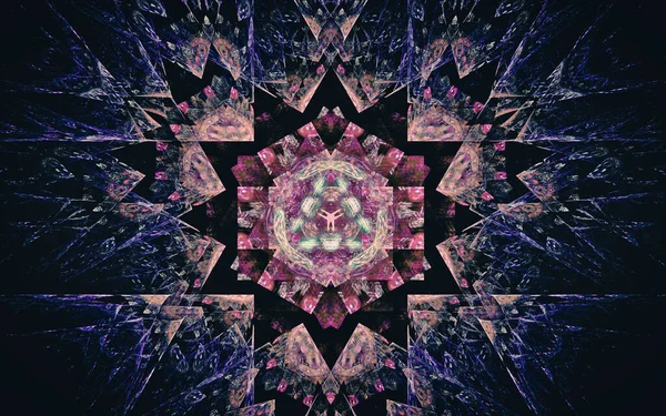 Ψηφιακή παραγόμενη εικόνα με τη μορφή αφηρημένων γεωμετρικών σχημάτων διαφόρων αποχρώσεων και χρωμάτων για χρήση στο σχεδιασμό ιστοσελίδων και στα γραφικά υπολογιστών — Φωτογραφία Αρχείου