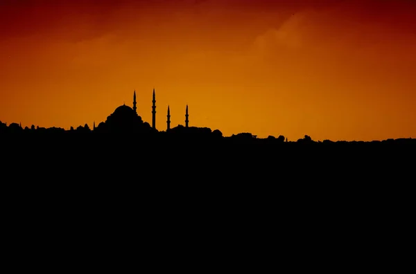 Istanbul city silhouette