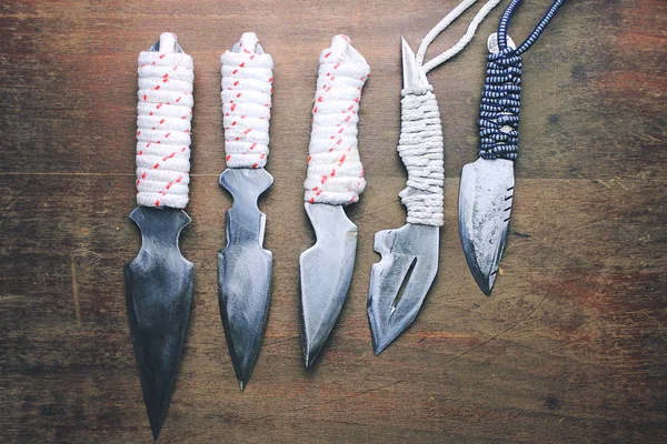 Knifes on table — Stock Photo, Image