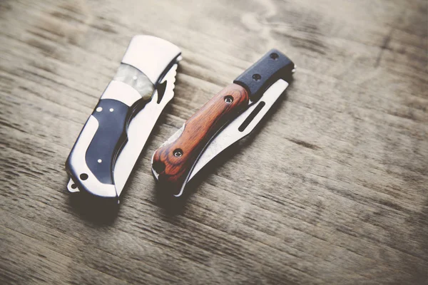 Two pocket knife — Stock Photo, Image