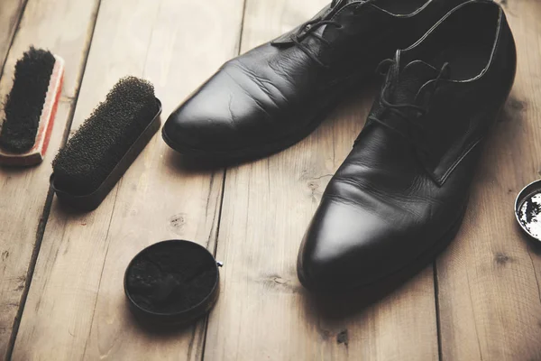 Shoe care accessories — Stock Photo, Image