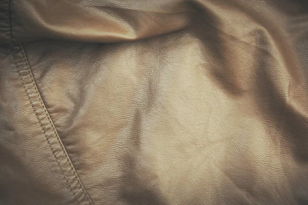 Brun läder bakgrund — Stockfoto