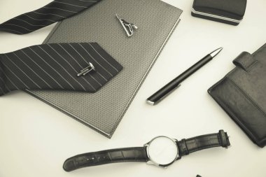 İş amaçlı aksesuarları masada