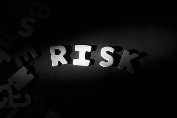 Wood Blocks forming word Risk — Stock Photo, Image