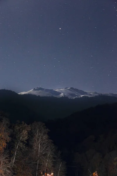 Cielo Estrellado Por Noche Naturaleza —  Fotos de Stock