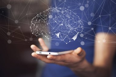 beyin el smartphone üzerinde