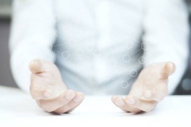 işadamı holding sosyal ağ simgesini