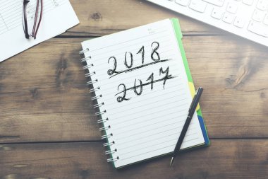 Klavyeli not defterinde 2018 metin