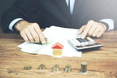 Ev Modeli Kullanılan İş Adamı 