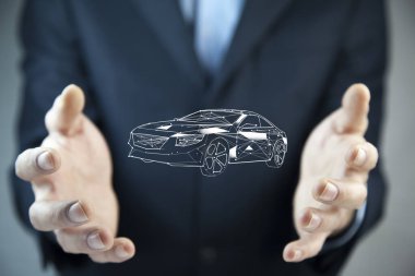 Car  insurance and collision damage waiver concepts