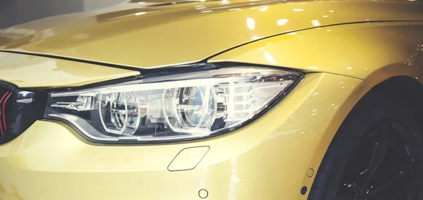 Beautiful Modern Yellow Car — Stock Photo, Image