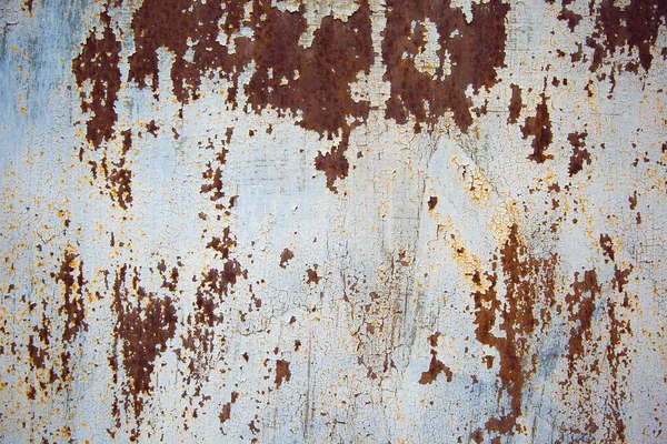 Texture Grunge Surface Acier Avec Des Taches Rouille — Photo