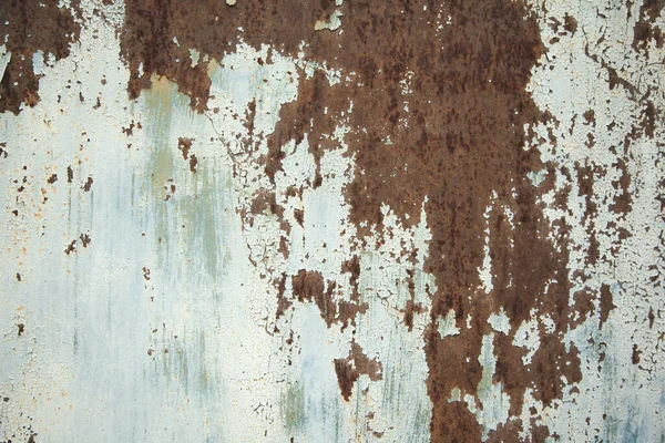 Grunge Textuur Het Stalen Oppervlak Met Roestvlekken — Stockfoto