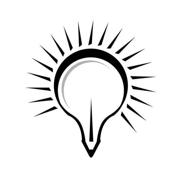Geniální logo vektor psaní nápady — Stockový vektor