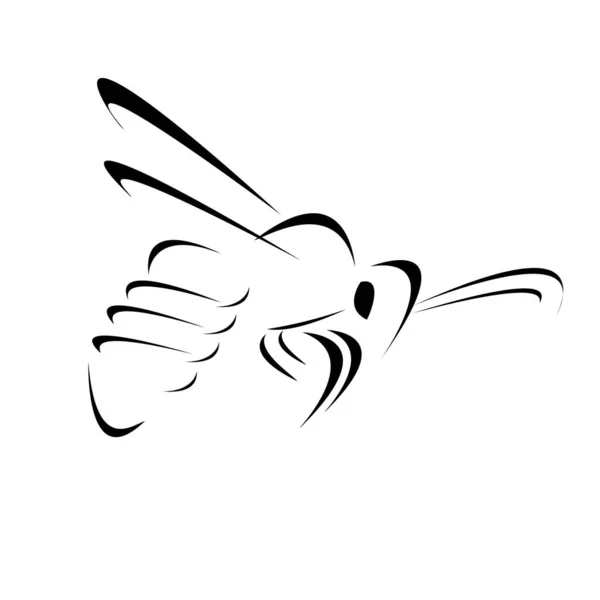 Diseño creativo del logotipo del vector de abejas — Vector de stock