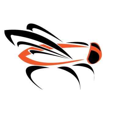 sinekler logo vektör arkaplan hatası