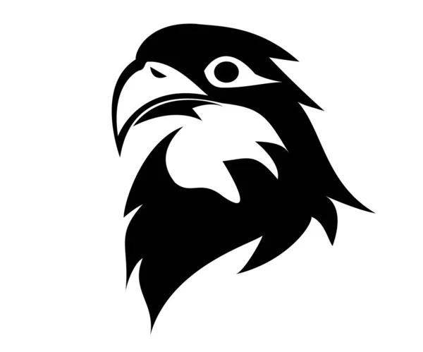 Projekt logo wektora głowy orła — Wektor stockowy