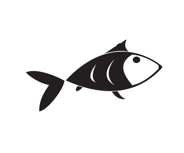 Fish logo simple design vector — Stock Vector