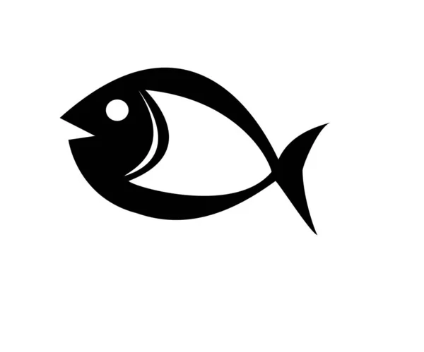 Poisson frais vecteur logo design — Image vectorielle
