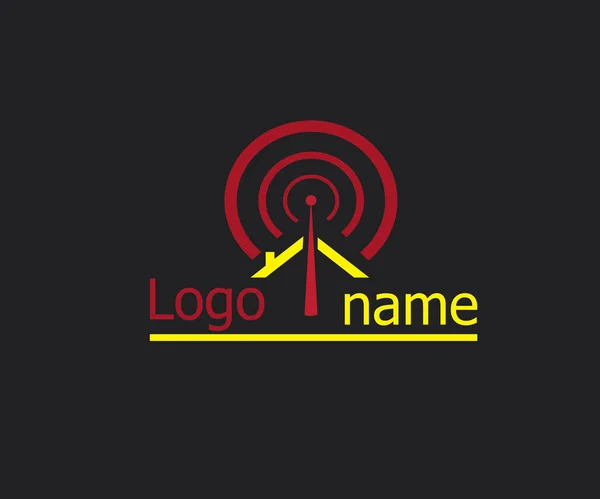 vektör radyo logo tasarımı