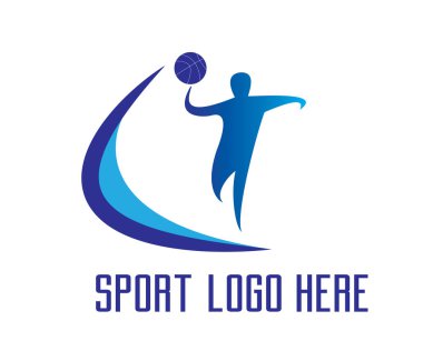 Basit badminton logo tasarımı