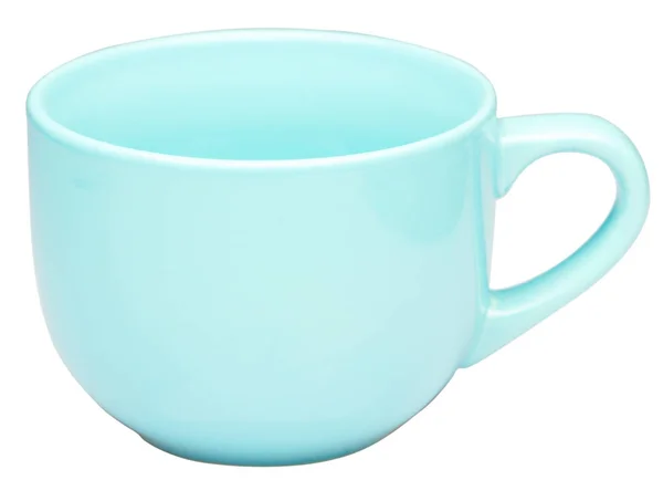 Epmty Blue Mug Isolated — Stock Photo, Image
