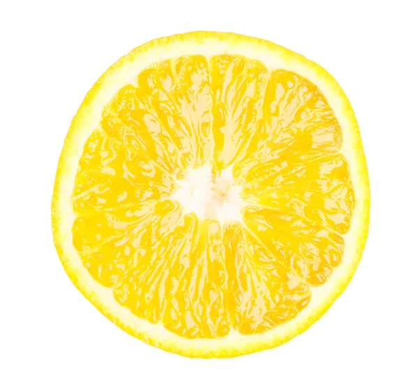 Uma fatia de laranja. Isolados — Fotografia de Stock
