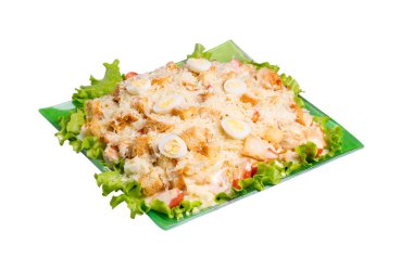 Sezar salatası izole