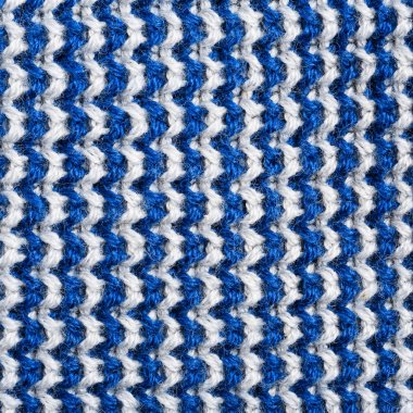 mavi ve beyaz örgü yün doku arka plan
