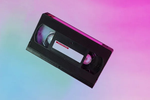 ビデオ テープを背景に Vhsビデオテープ — ストック写真