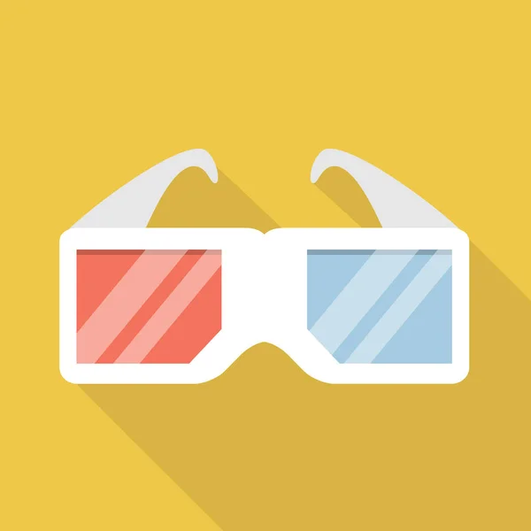 3d glasses icon — Stock Vector