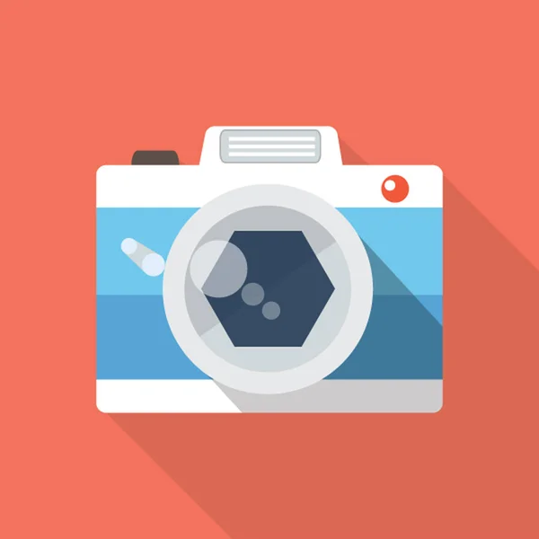 Icono de cámara vectorial — Vector de stock