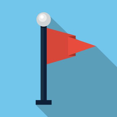 vektör bayrak simgesi.