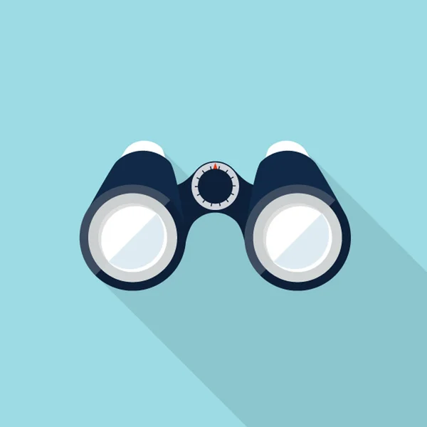 Vector Binoculars icon — Stock Vector