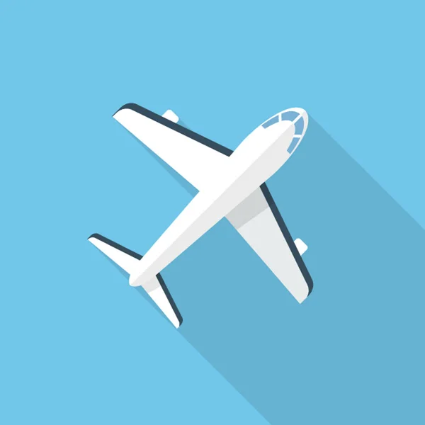 Vector vliegtuig pictogram — Stockvector