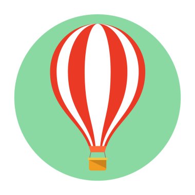 Sıcak hava balonu simgesi.