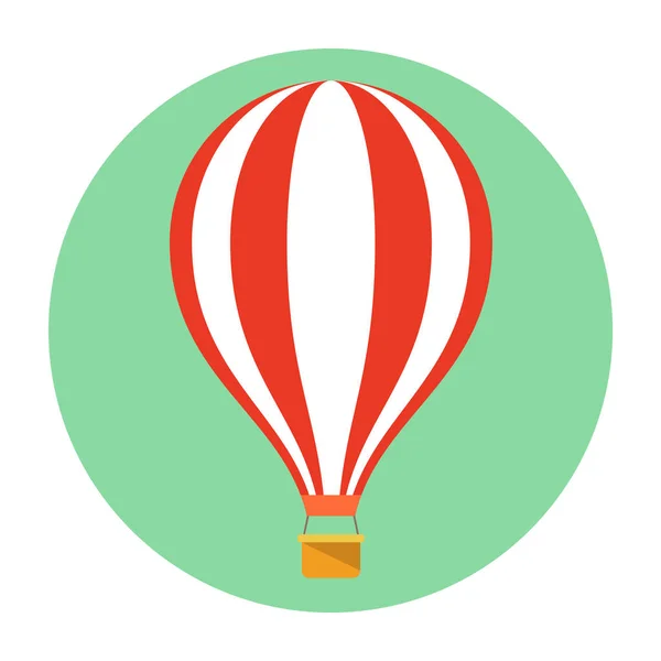 Ballon Pictogram Warme Lucht — Stockvector