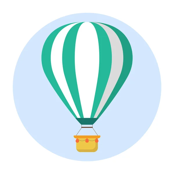 Globo Aire Caliente Icono — Vector de stock