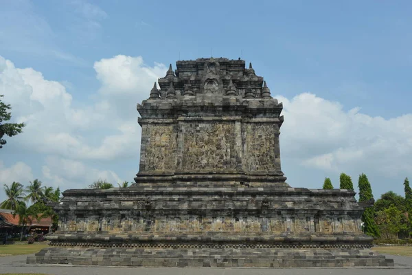 Mendut Temple Central Java Indonesia Grudnia 2019 — Zdjęcie stockowe