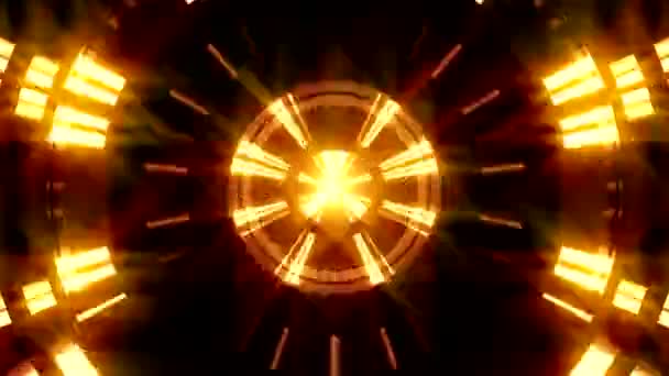 Scheinwerfer Kaleidoskop Wand Glühbirne Halogen Stirnlampe Nachtclub — Stockvideo