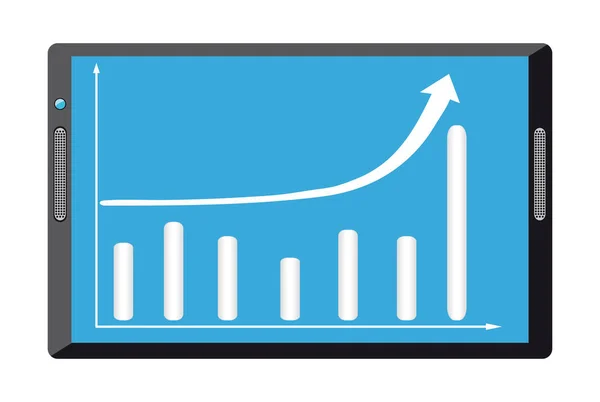 Efficiency Diagram Display — Stock Vector