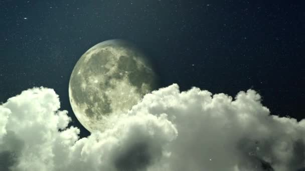 Vidéo Des Nuages Lune — Video