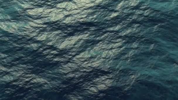 Okyanusun Tepesindeki Suyun Videosu — Stok video