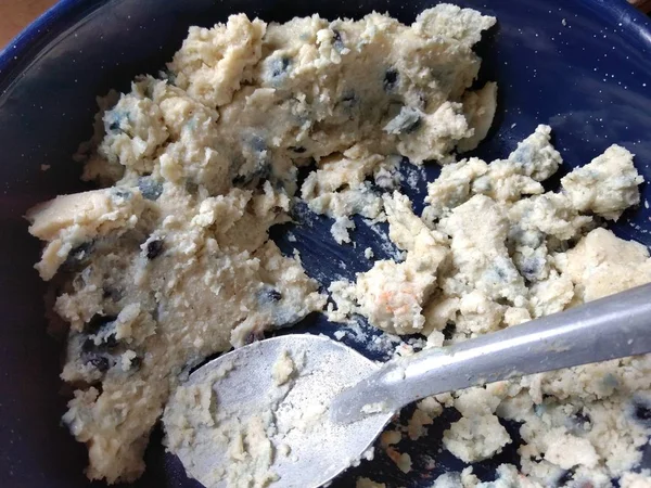 Maïsdeeg met bonen ingrediënt om tamales te bereiden. typische levensmiddelen van guthe ala — Stockfoto