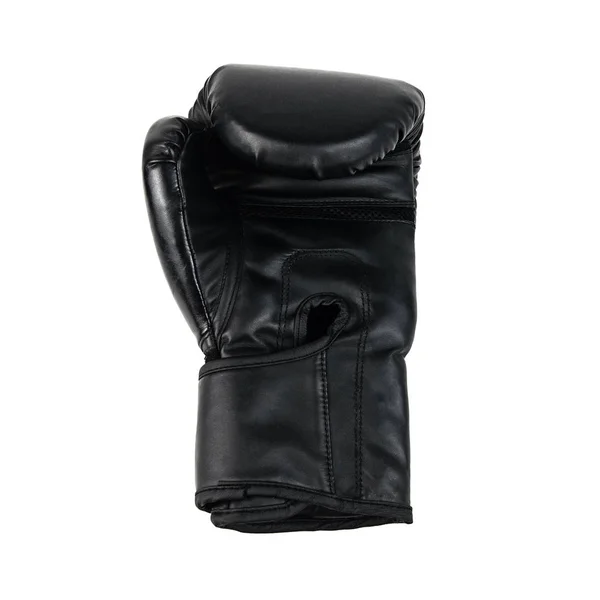 Luvas Boxe Preto Isolado Imagem — Fotografia de Stock