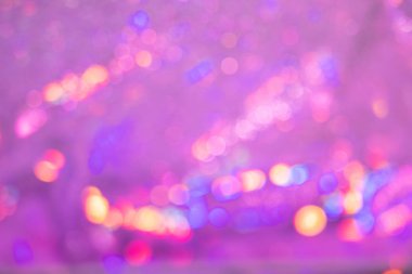 Renkli bokeh arkaplanının soyut resmi