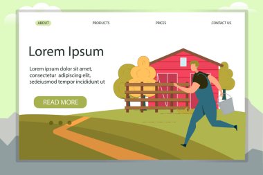 Eco Design Landing Page Advertise Süt Ürünleri