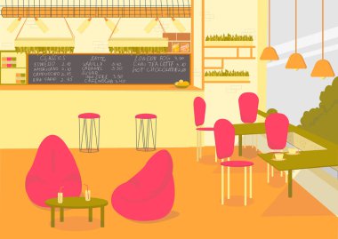 Kafeterya Evi, Kafeterya İçişleri.