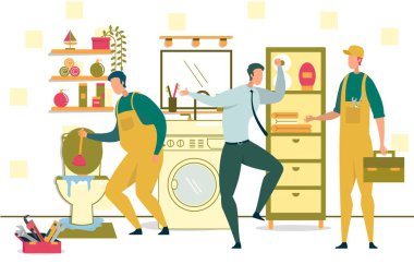 Pompalı Tesisatçı Tuvalet Kasesini Kırmaya Çalışıyor